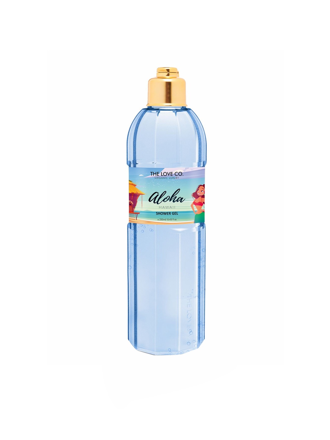 

THE LOVE CO. Aloha Hawaii Shower Gel - 250 ml, Blue