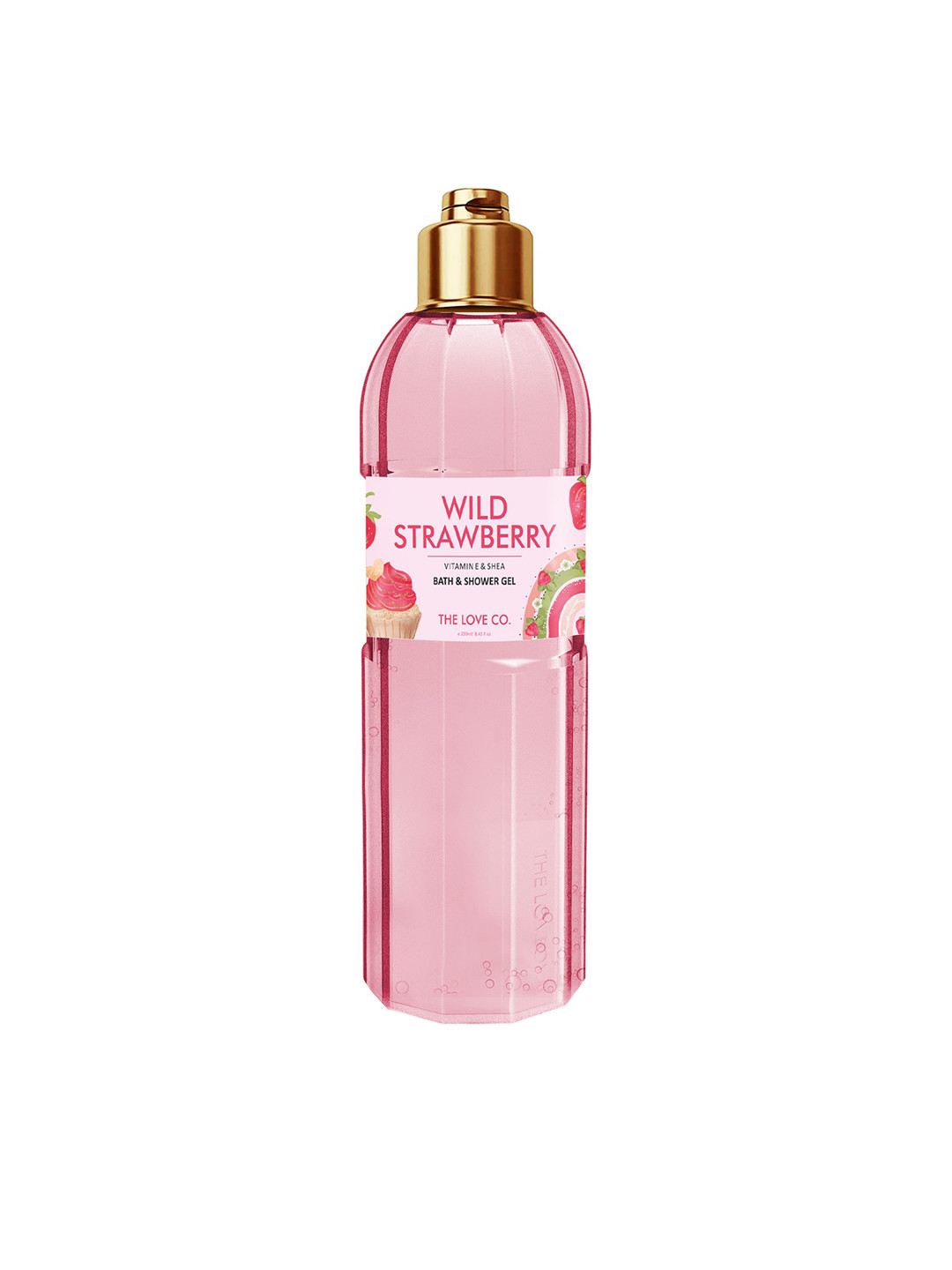 

THE LOVE CO. Wild Strawberry Body Wash -250ml, White