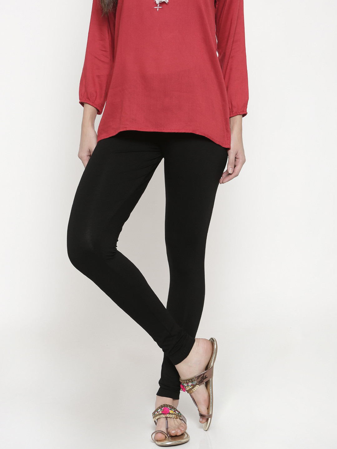 

Global Desi Black Leggings