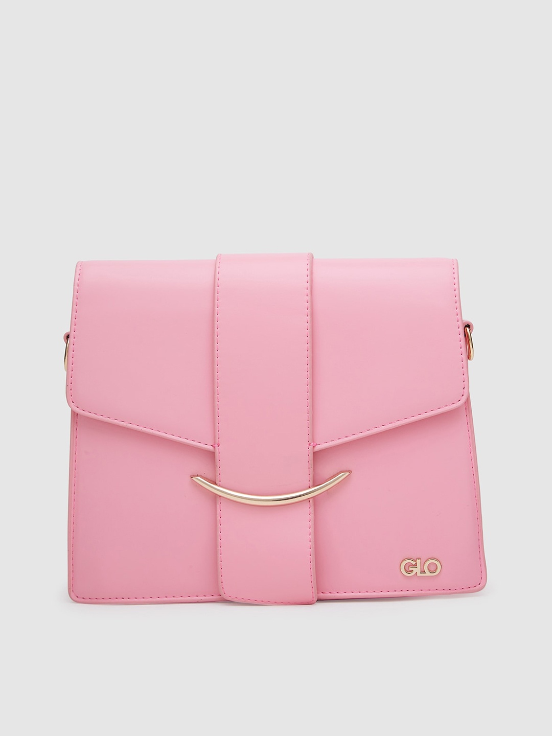 

Globus Pink Structured Sling Bag