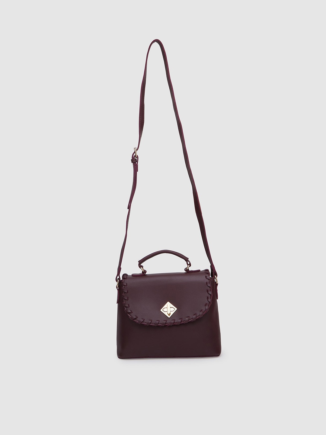 

Globus Structured Sling Bag, Maroon