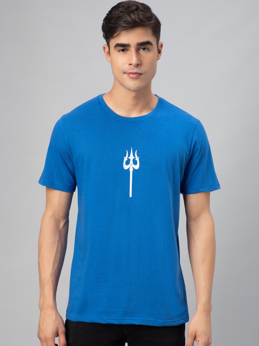

FTX Graphic Printed Pure Cotton T-shirt, Blue