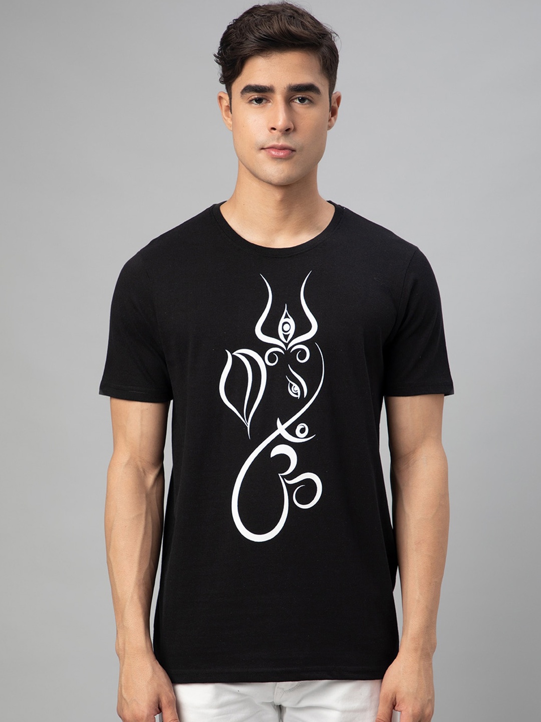 

FTX Graphic Printed Pure Cotton T-shirt, Black