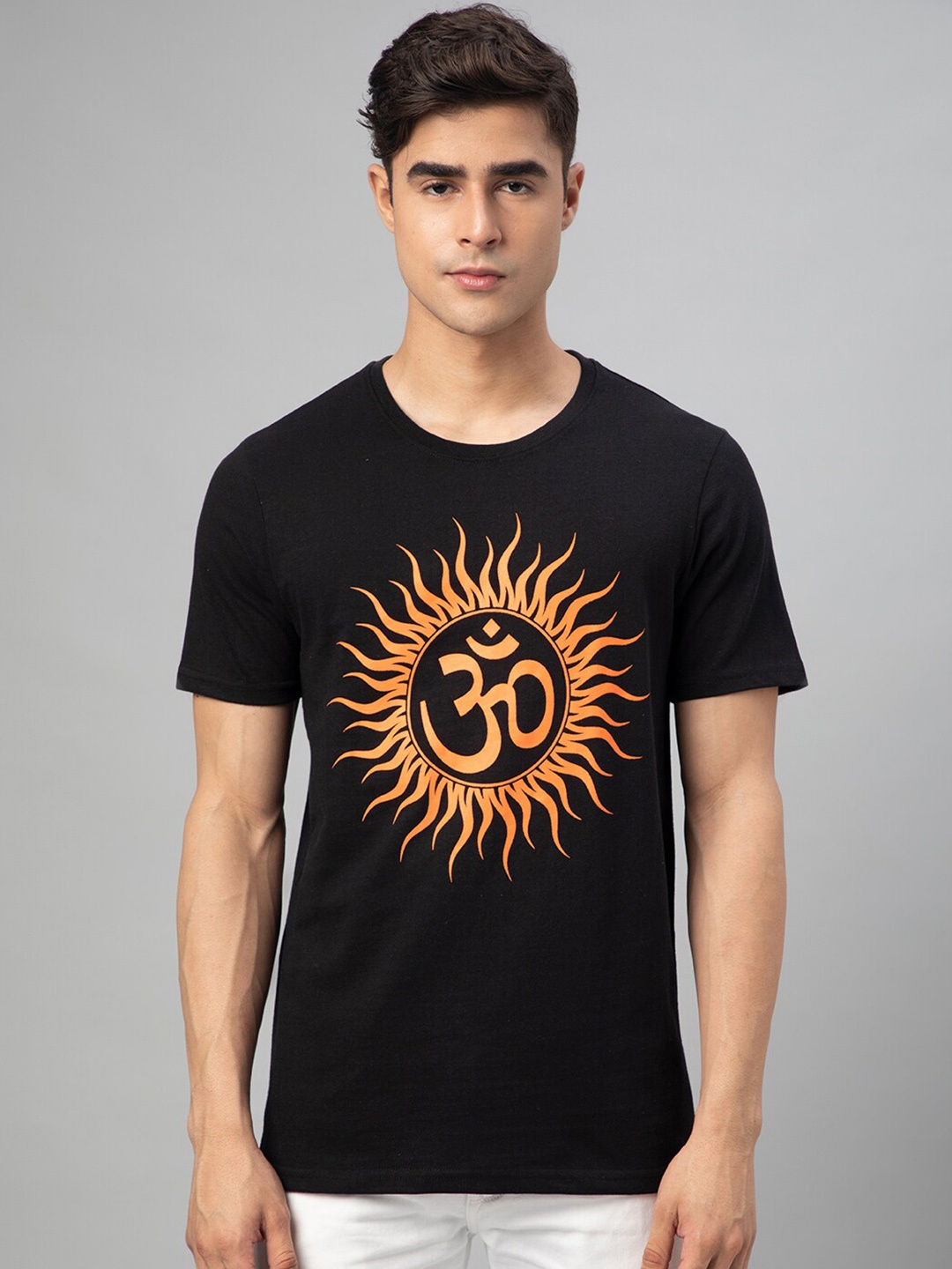 

FTX Graphic Printed Pure Cotton T-shirt, Black