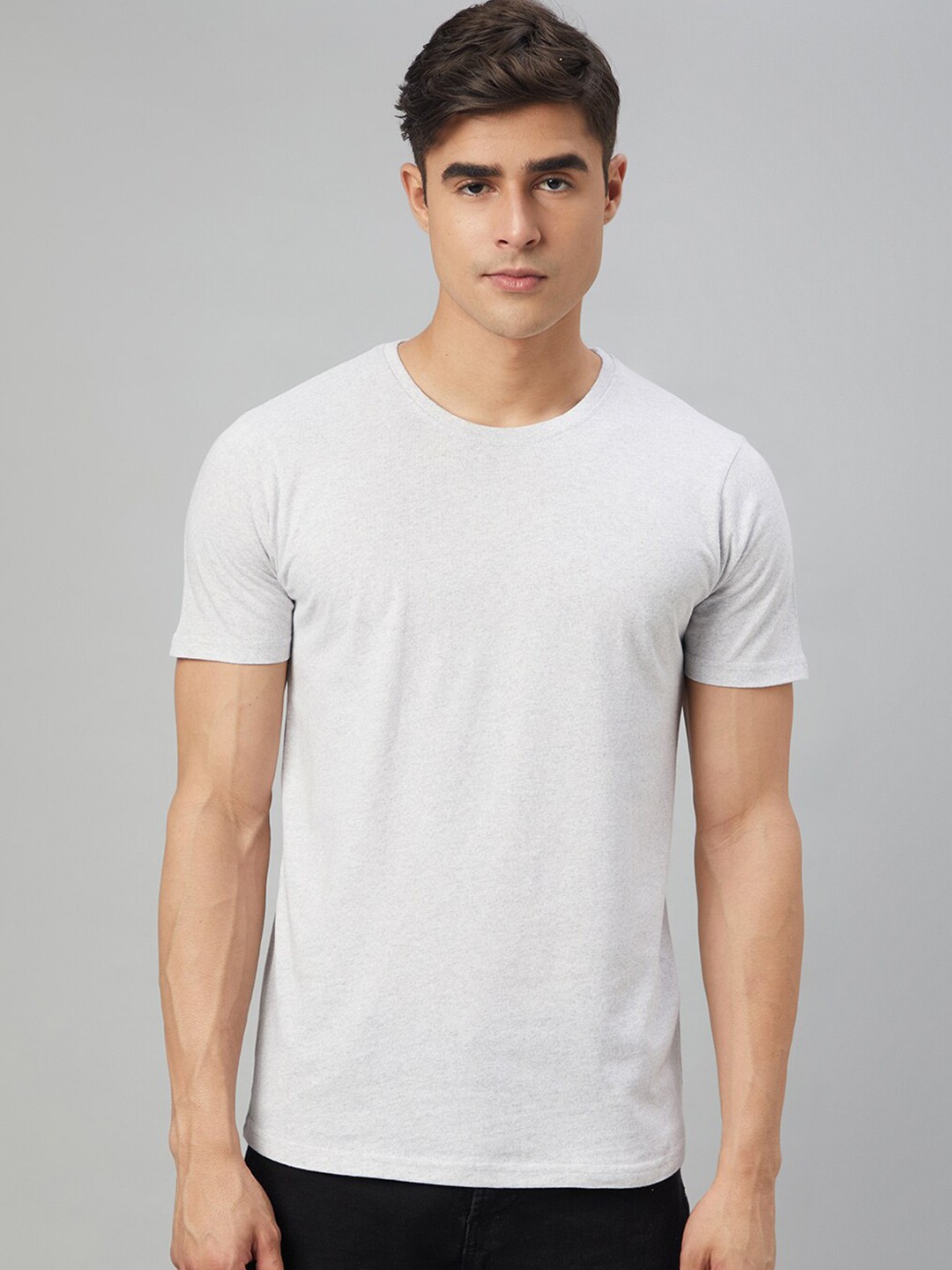 

FTX Round Neck Pure Cotton T-shirt, White