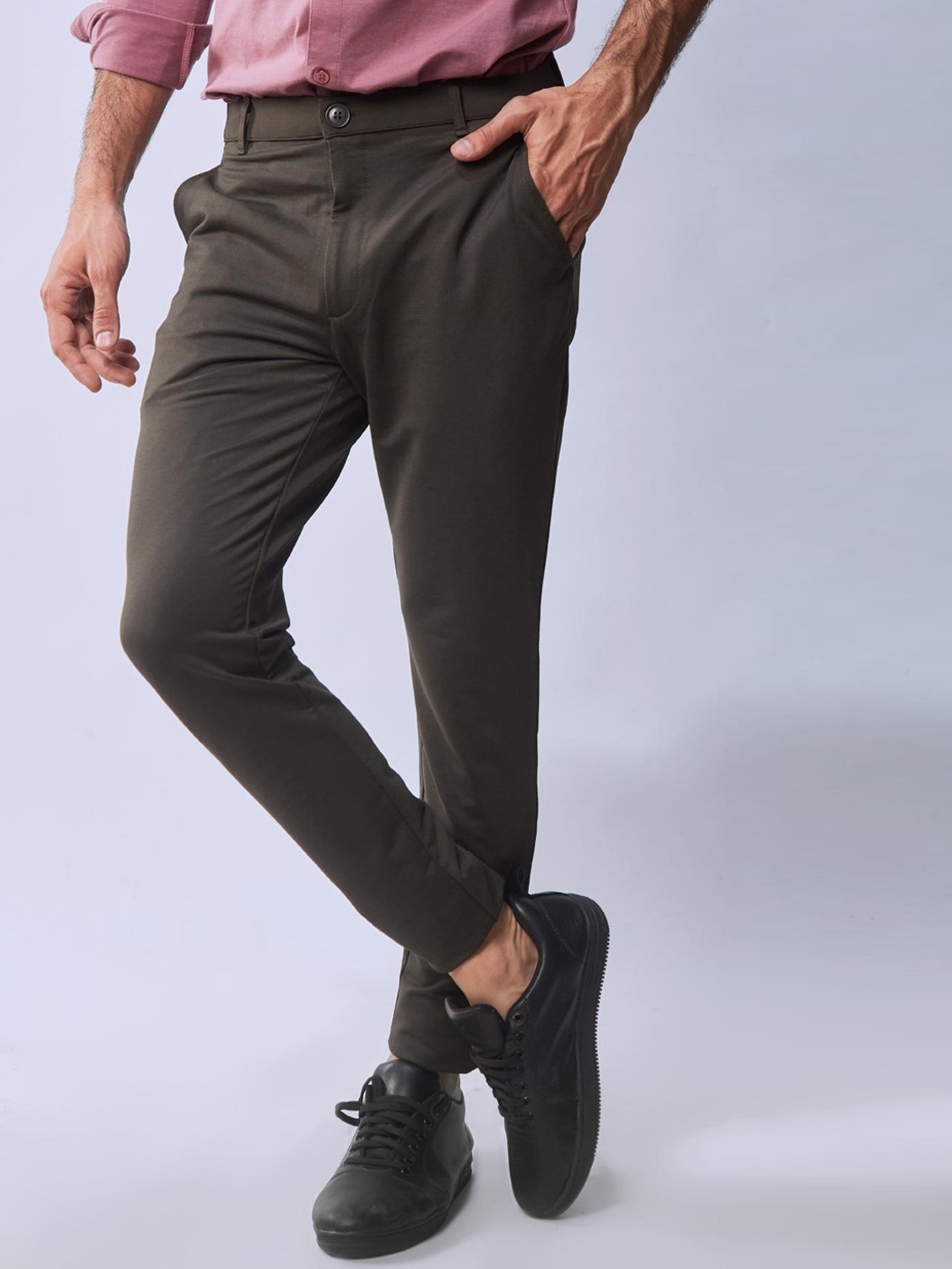 

Beyours Men Comfort Chinos Trousers, Brown