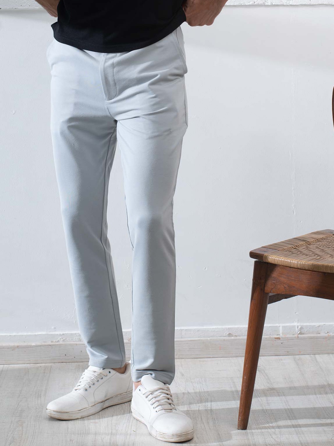 

Beyours Men Comfort Chinos Trousers, Grey