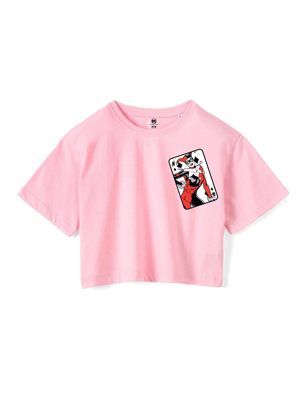 

Wear Your Mind Girls Batman Pure Cotton Boxy T-shirt, Pink