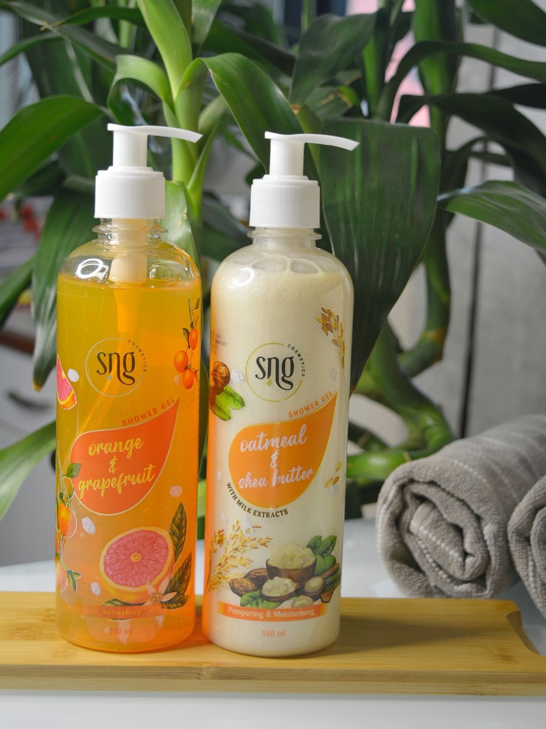 

SNG Cosmetics Oatmeal & Orange Shower Gel Combo-500ml Each