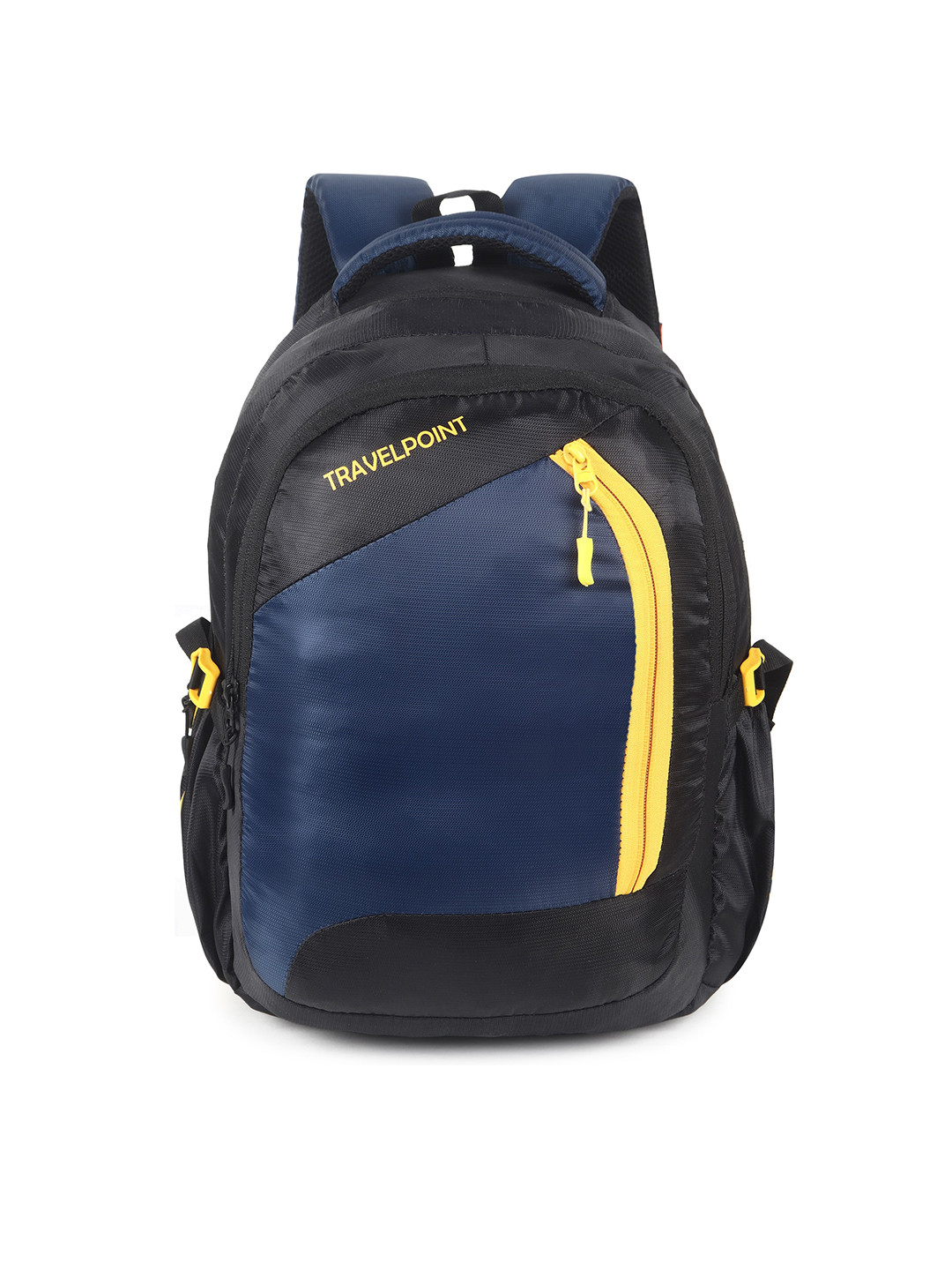 

TRAVEL POINT Unisex Blue & Navy Blue Backpack