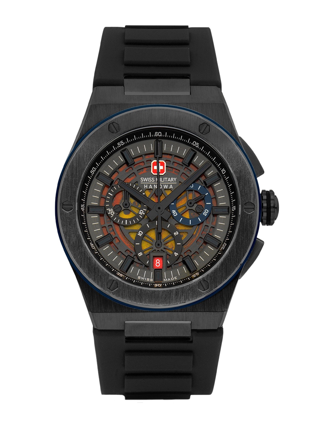 

SWISS MILITARY HANOWA Men Dial & Straps Analogue Chronograph Watch SMWGO0000940, Grey