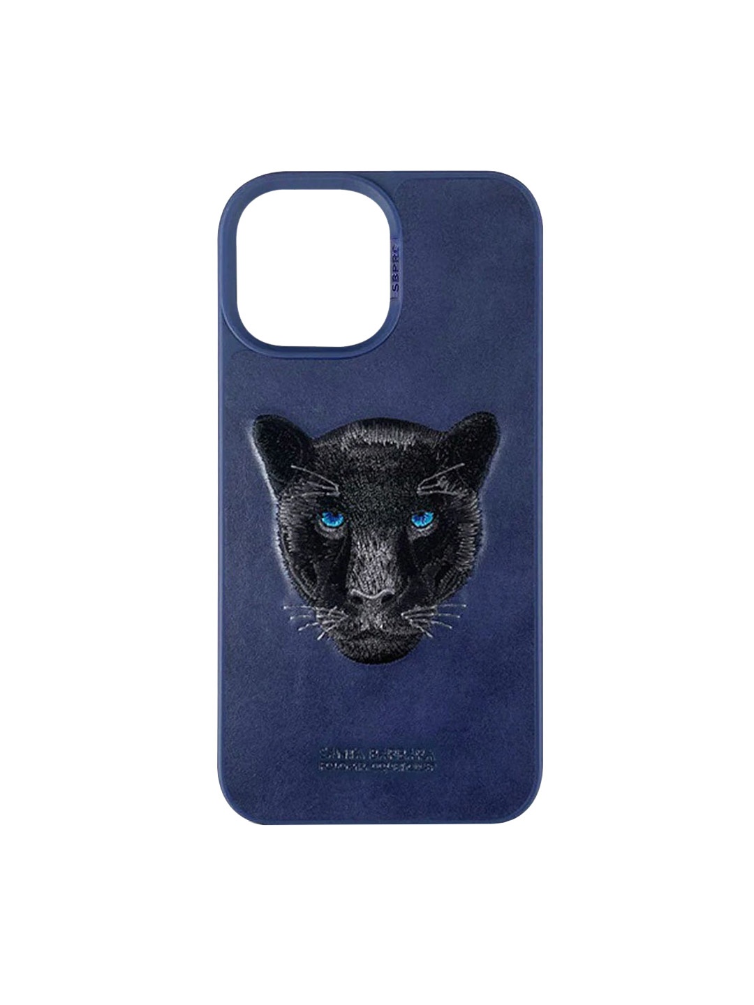 

TREEMODA SB Series Panther Printed iPhone 13 Pro Max Phone Back Case, Blue