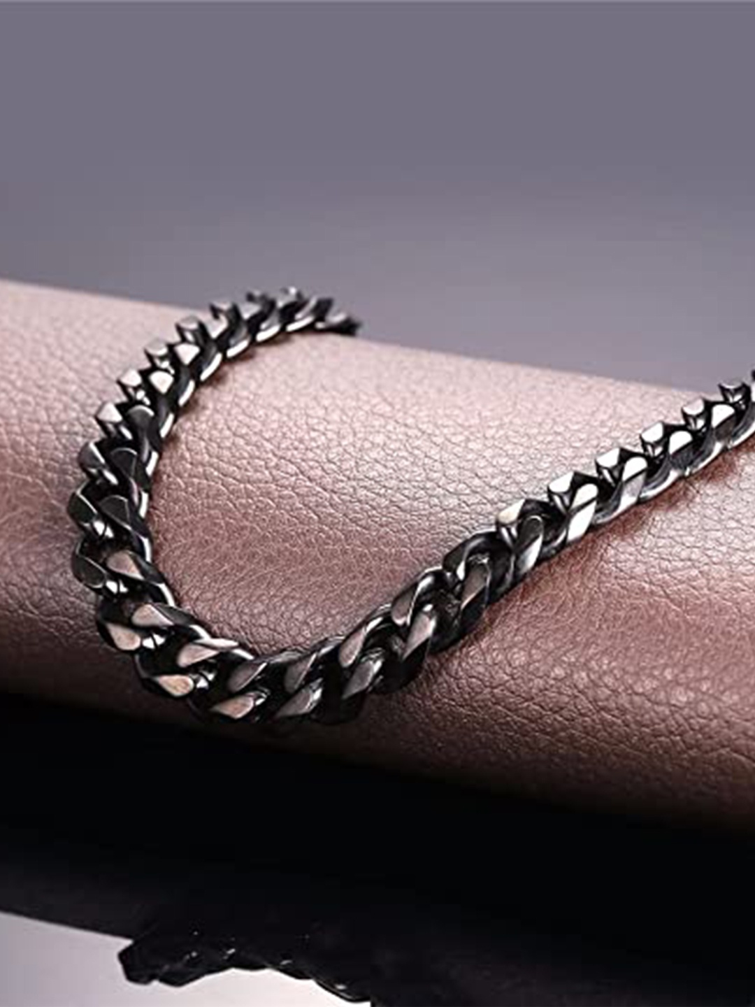 

VIEN Statement Titanium Chain, Black