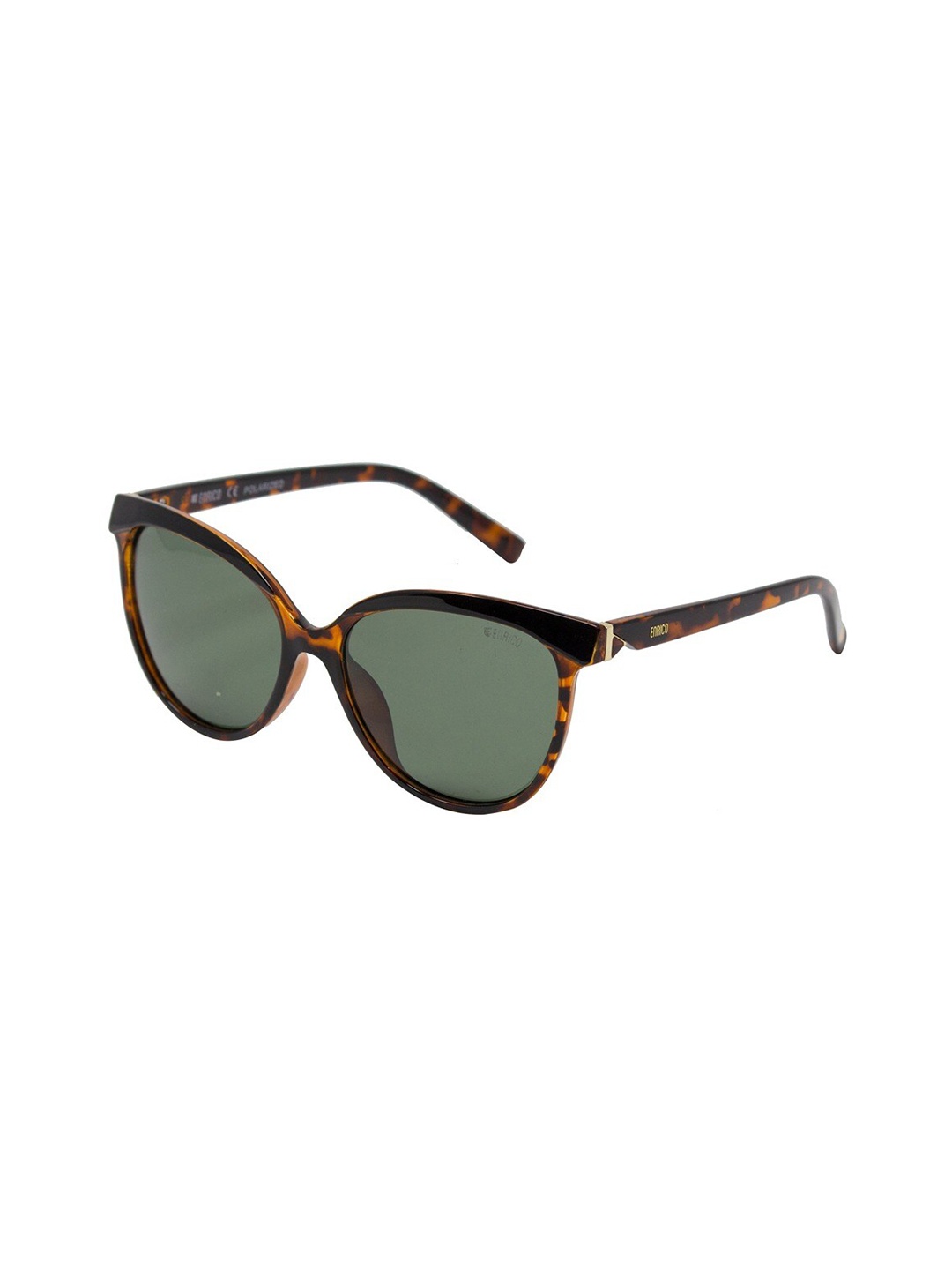 

ENRICO Lens & Cateye Sunglasses With Polarised And UV Protected Lens EN E 3031 C1, Green