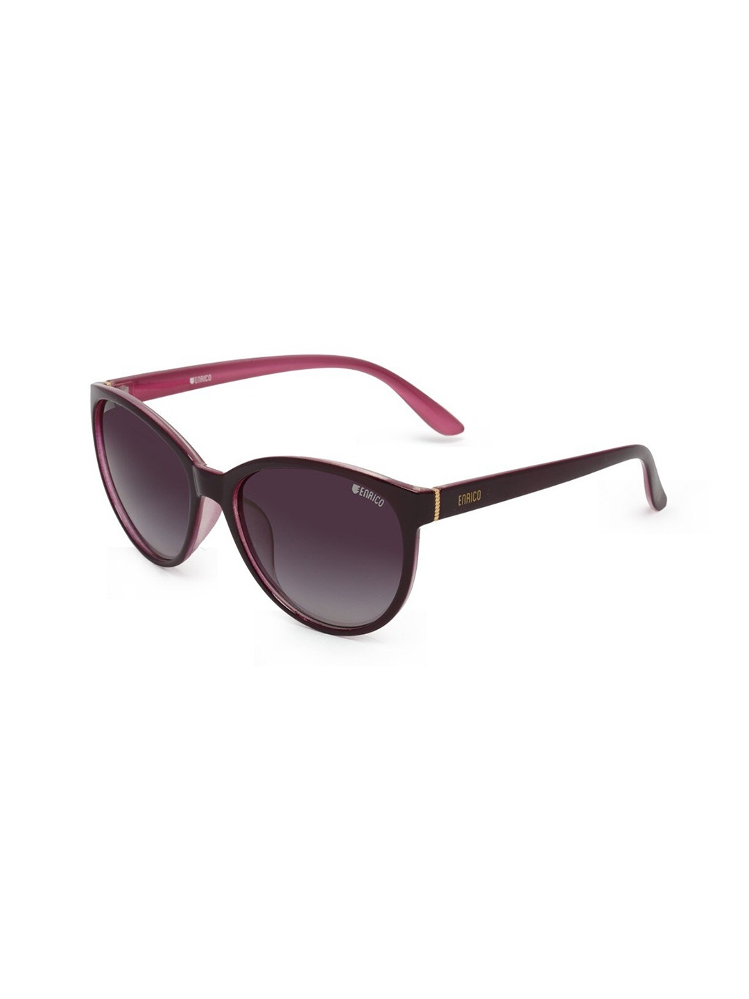 

ENRICO Lens & Cateye Sunglasses With Polarised And UV Protected Lens EN E 3008 C2, Violet