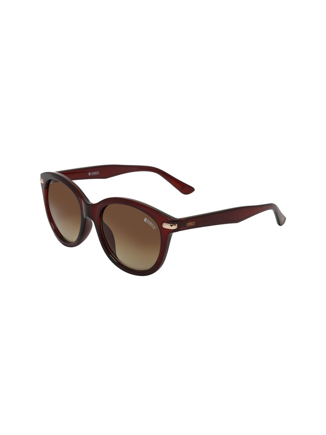 

ENRICO Aviator Sunglasses With Polarised And UV Protected Lens, Brown