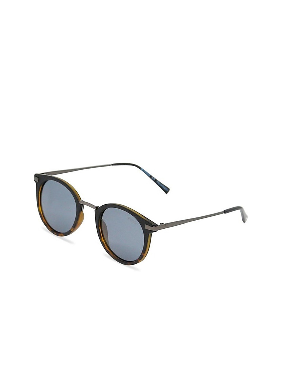 

ENRICO Round Sunglasses With Polarised And UV Protected Lens, Black