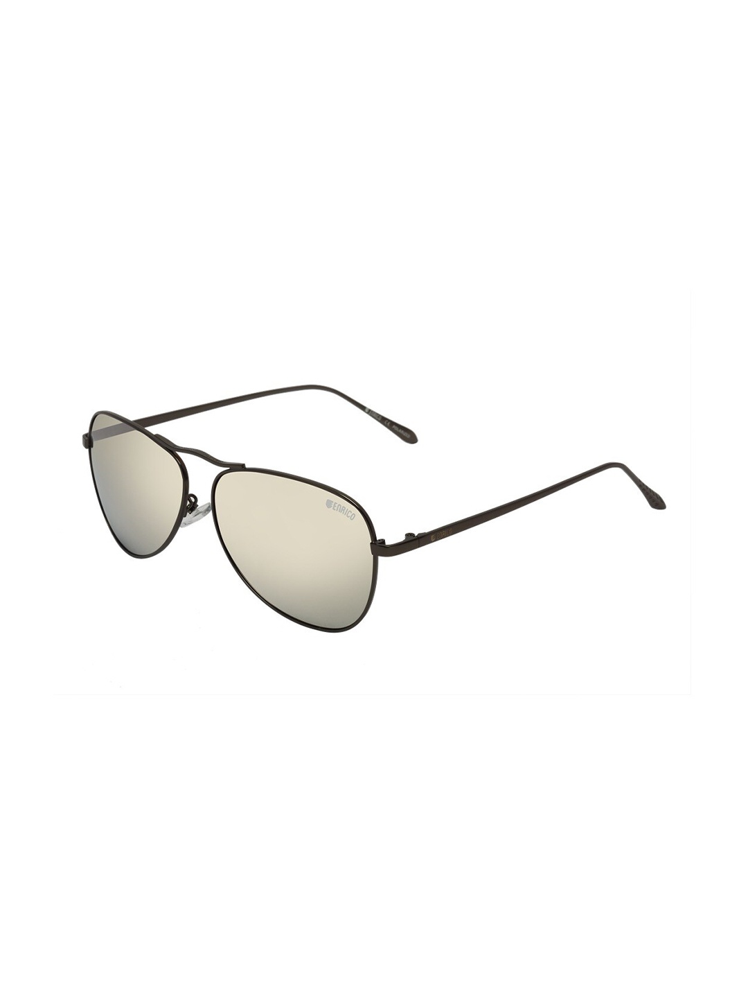 

ENRICO Aviator Sunglasses With Polarised And UV Protected Lens, Silver