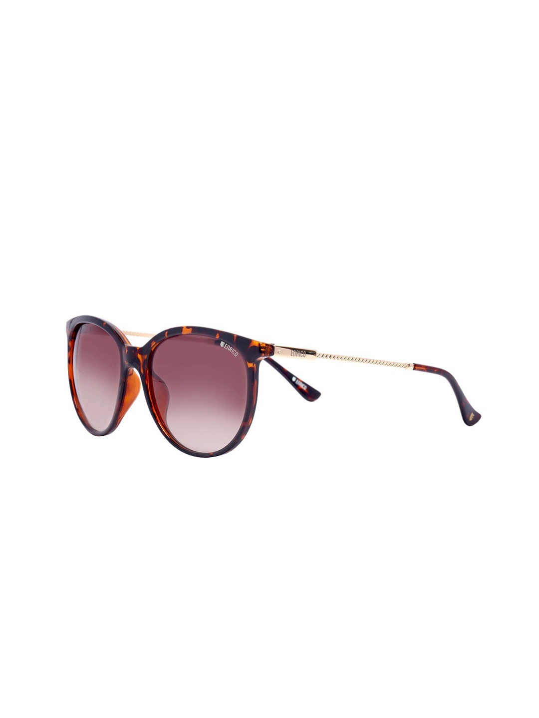 

ENRICO Wayfarer Sunglasses With Polarised And UV Protected Lens, Brown