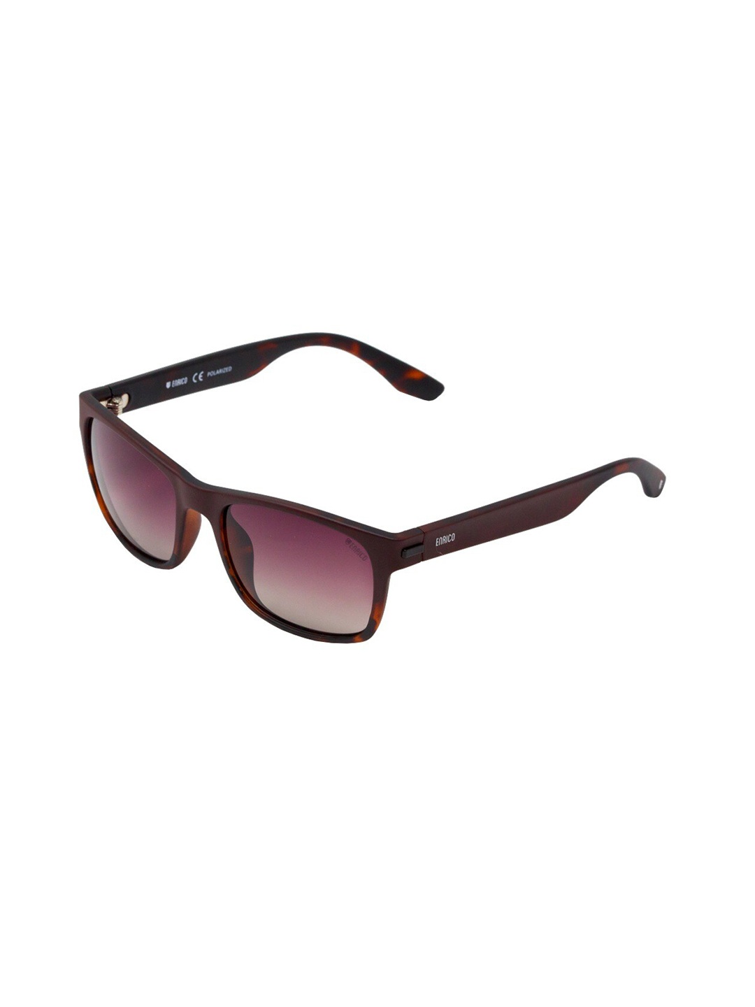 

ENRICO Lens & Wayfarer Sunglasses With Polarised And UV Protected Lens EN P 1051 C3, Brown