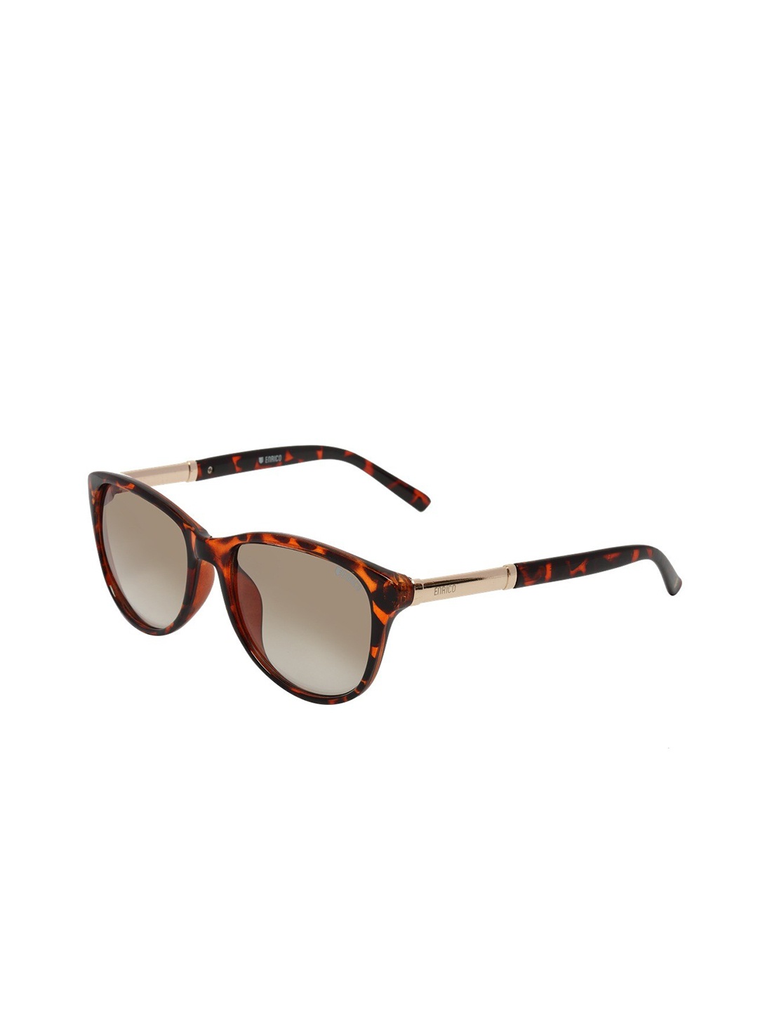 

ENRICO Lens & Rectangle Sunglasses With Polarised And UV Protected Lens EN E 3003 C2, Brown