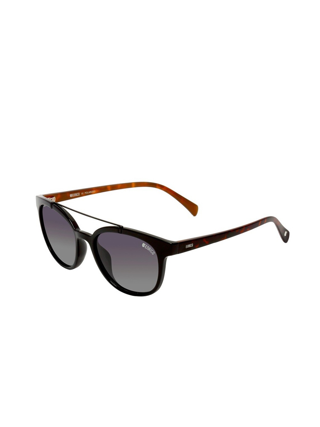 

ENRICO Lens & Wayfarer Sunglasses With Polarised And UV Protected Lens EN P 1023 C2, Black