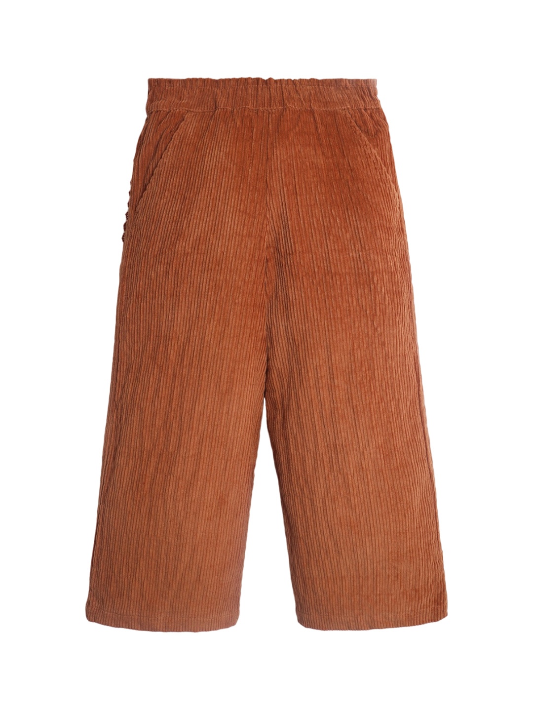 

Cherry Crumble Girls Elasticated Culottes Trousers, Brown