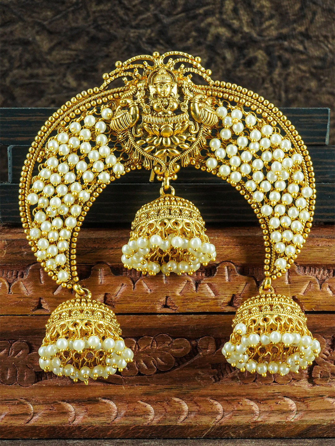 

GRIIHAM Women Beaded Hair Accessory Set, Gold