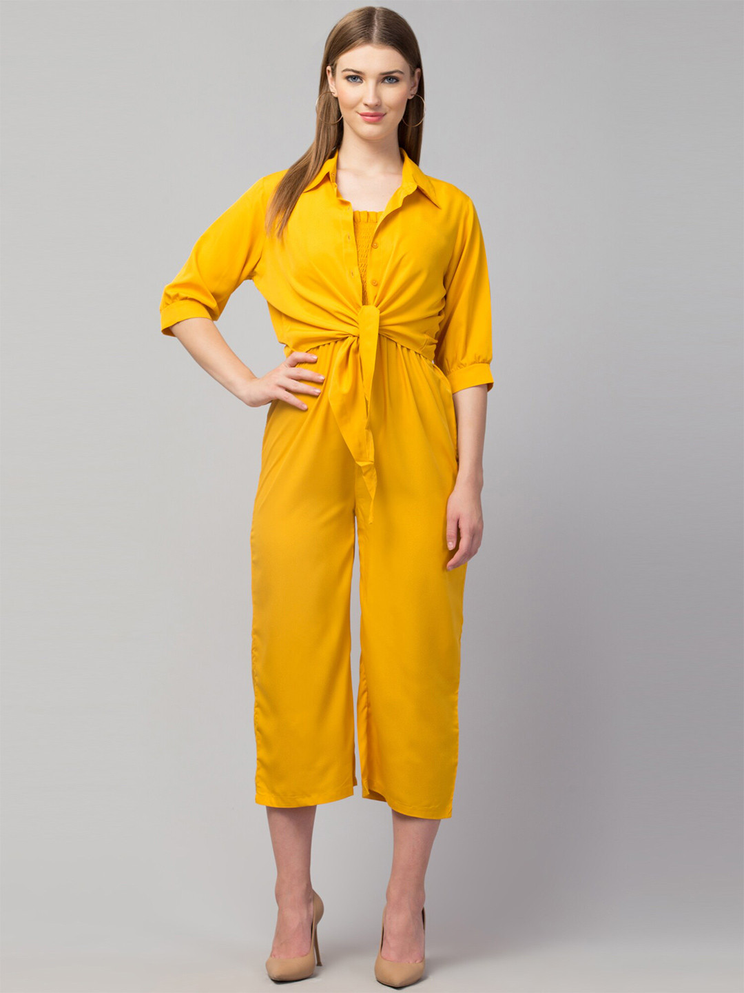 

GLITO Mustard Jumpsuit