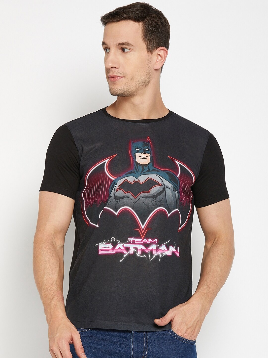 

Wear Your Mind Batman Printed T-shirt, Black