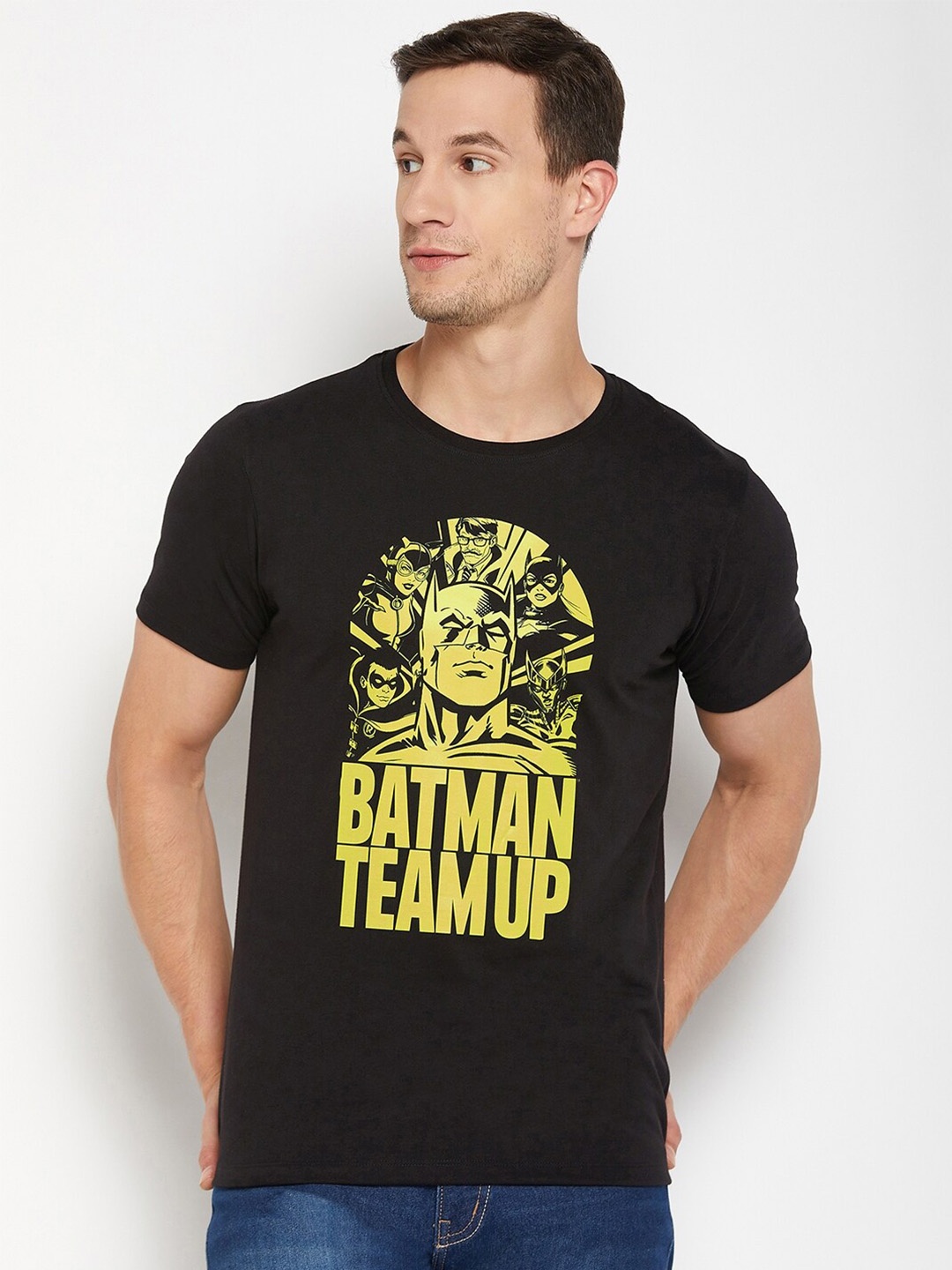 

Wear Your Mind Batman Printed Pure Cotton T-shirt, Black