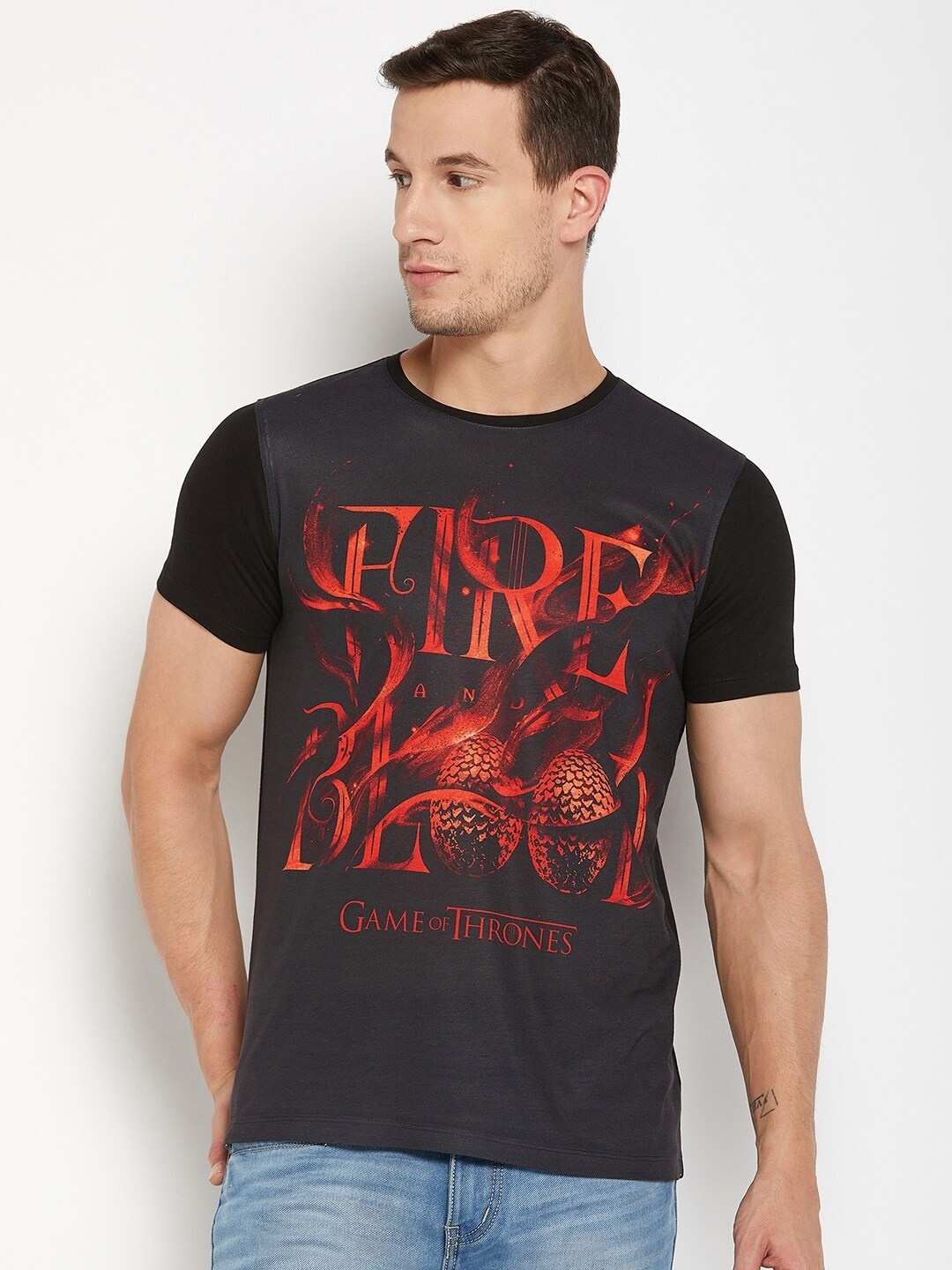 

Wear Your Mind Typography Printed Regular Fit T-shirt, Black