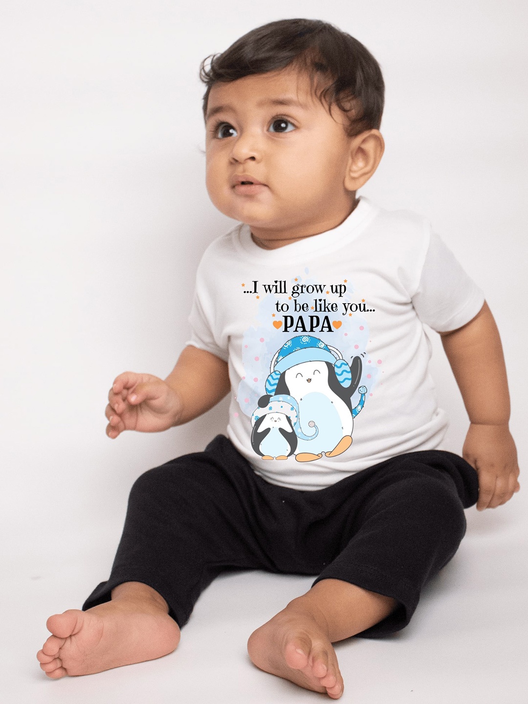 

KNITROOT Kids Graphic Printed Cotton T-Shirt, White