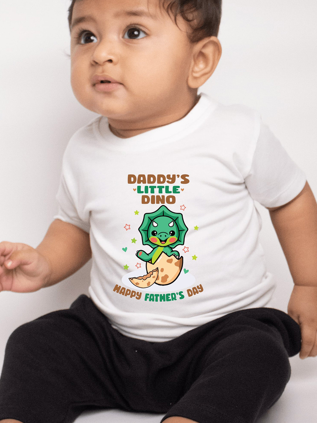 

KNITROOT Kids Typography Printed Cotton T-shirt, White