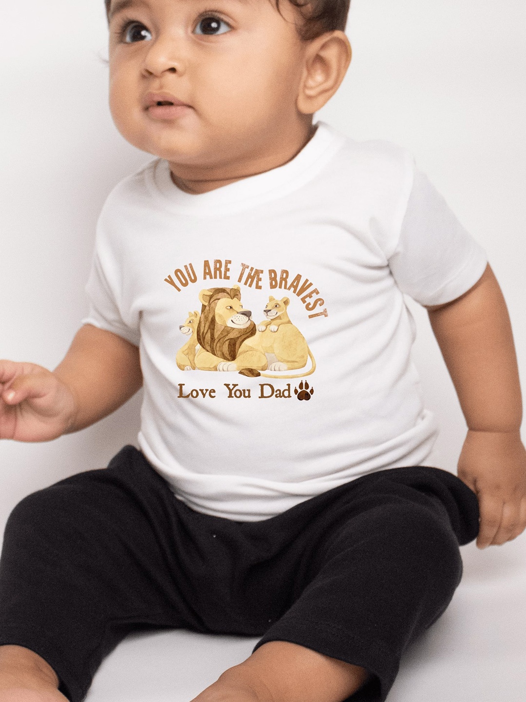 

KNITROOT Kids Graphic Printed Cotton T-shirt, White