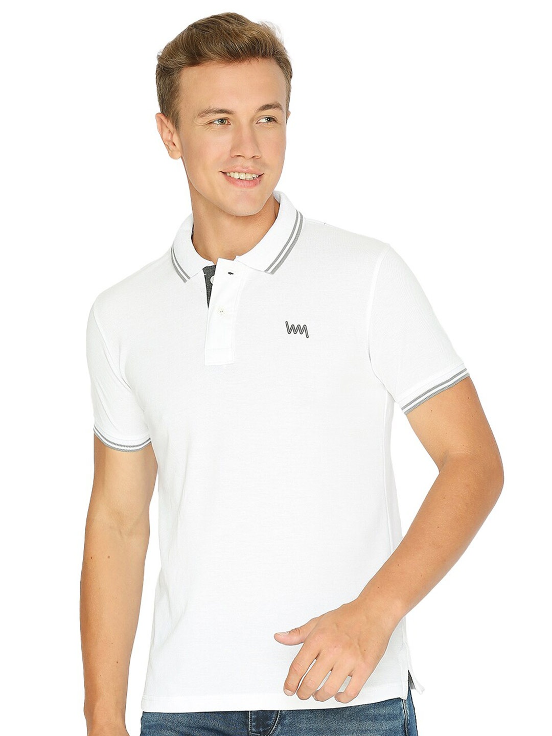 

Lawman pg3 Polo Collar T-shirt, White