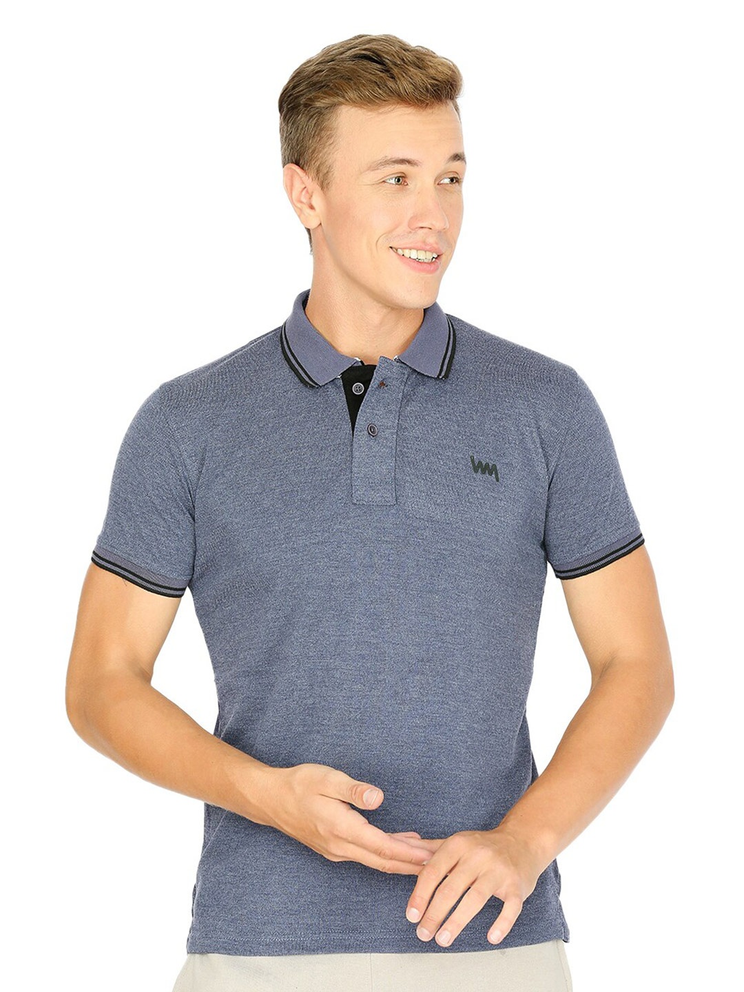 

Lawman pg3 Men Polo Collar T-shirt, Blue