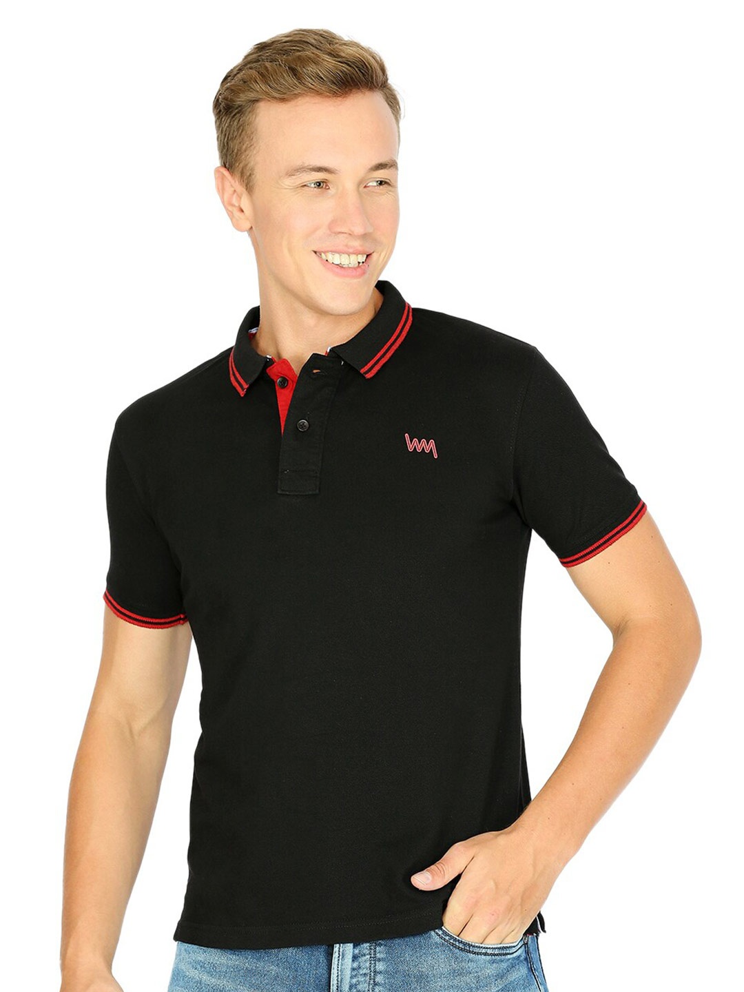 

Lawman pg3 Polo Collar T-shirt, Black