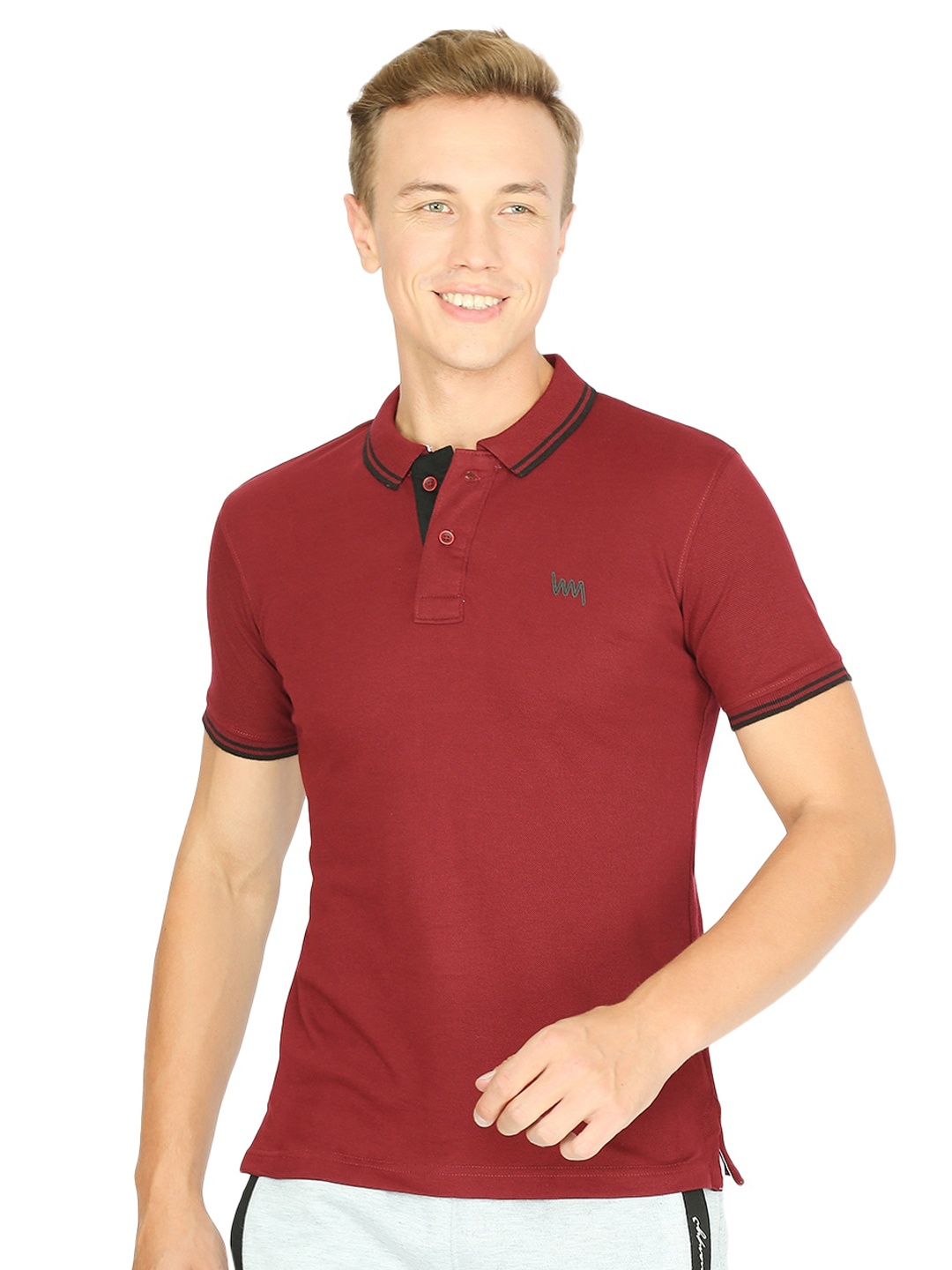 

Lawman pg3 Polo Collar Short Sleeves Sports T-shirt, Red