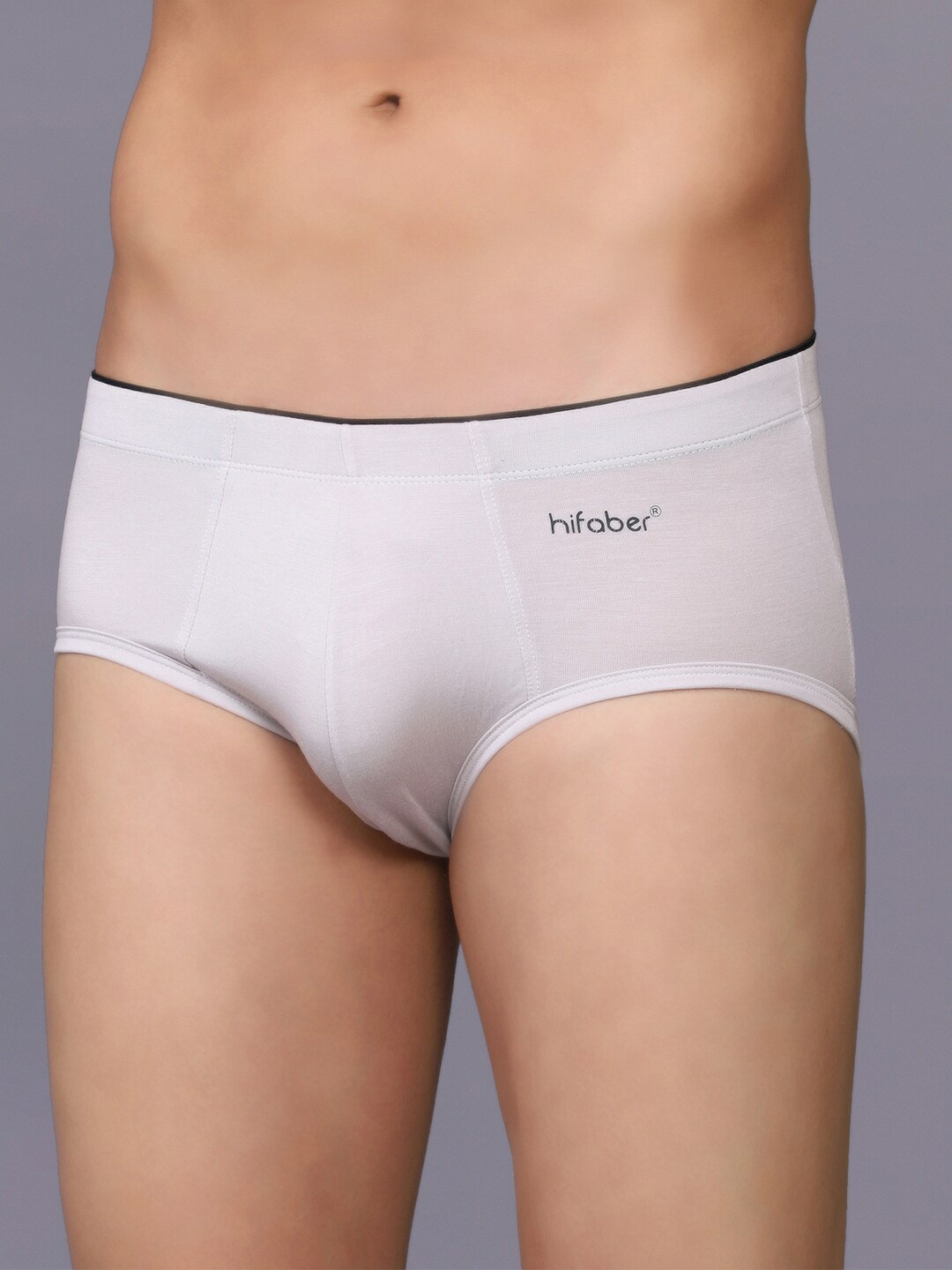 

Hifaber Men Mid-Rise Anti-Bacterial Hipster Briefs H0665_S-, Silver