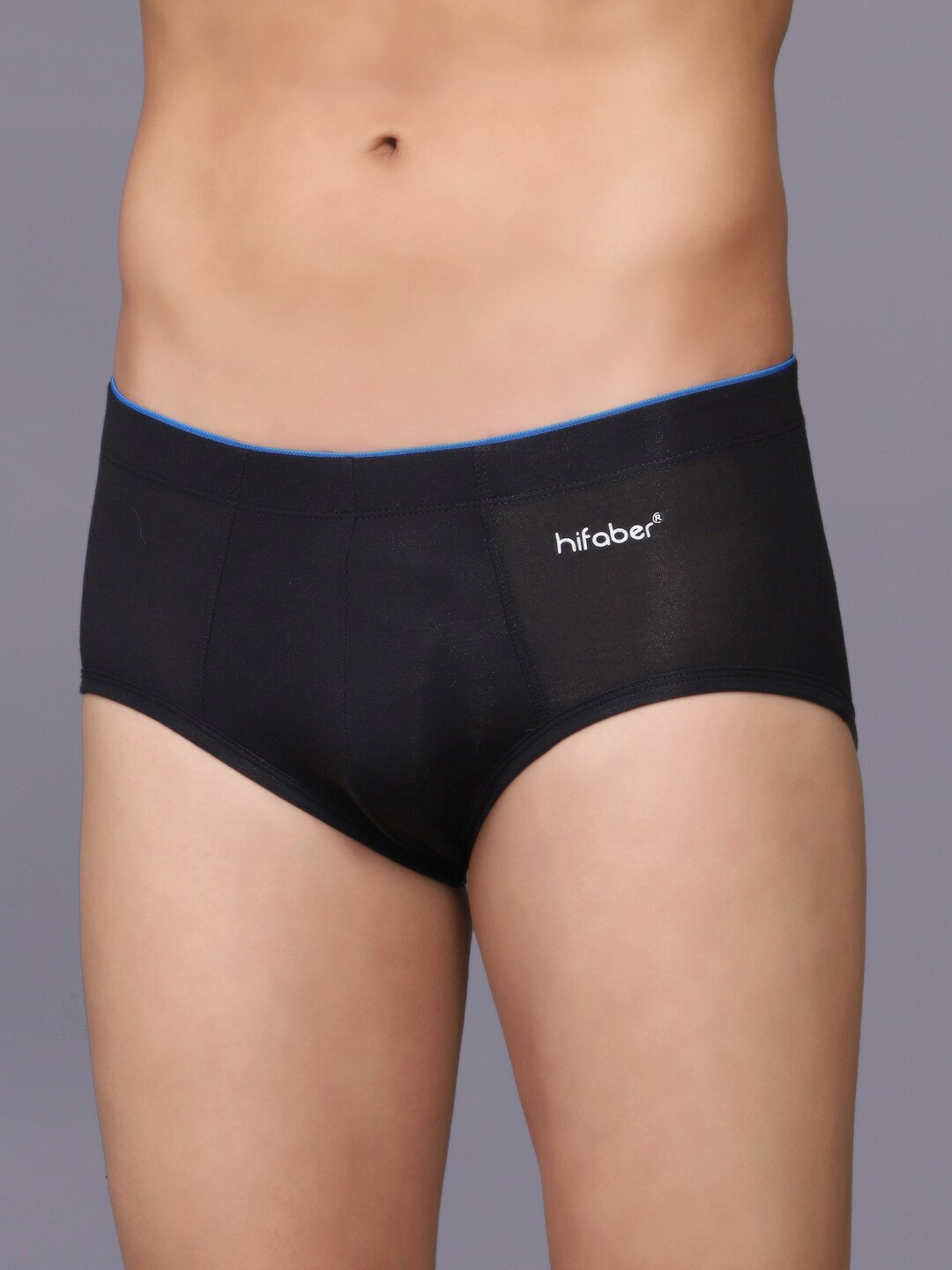 

Hifaber Men Mid-Rise Anti-Bacterial Hipster Briefs H0662_S, Black