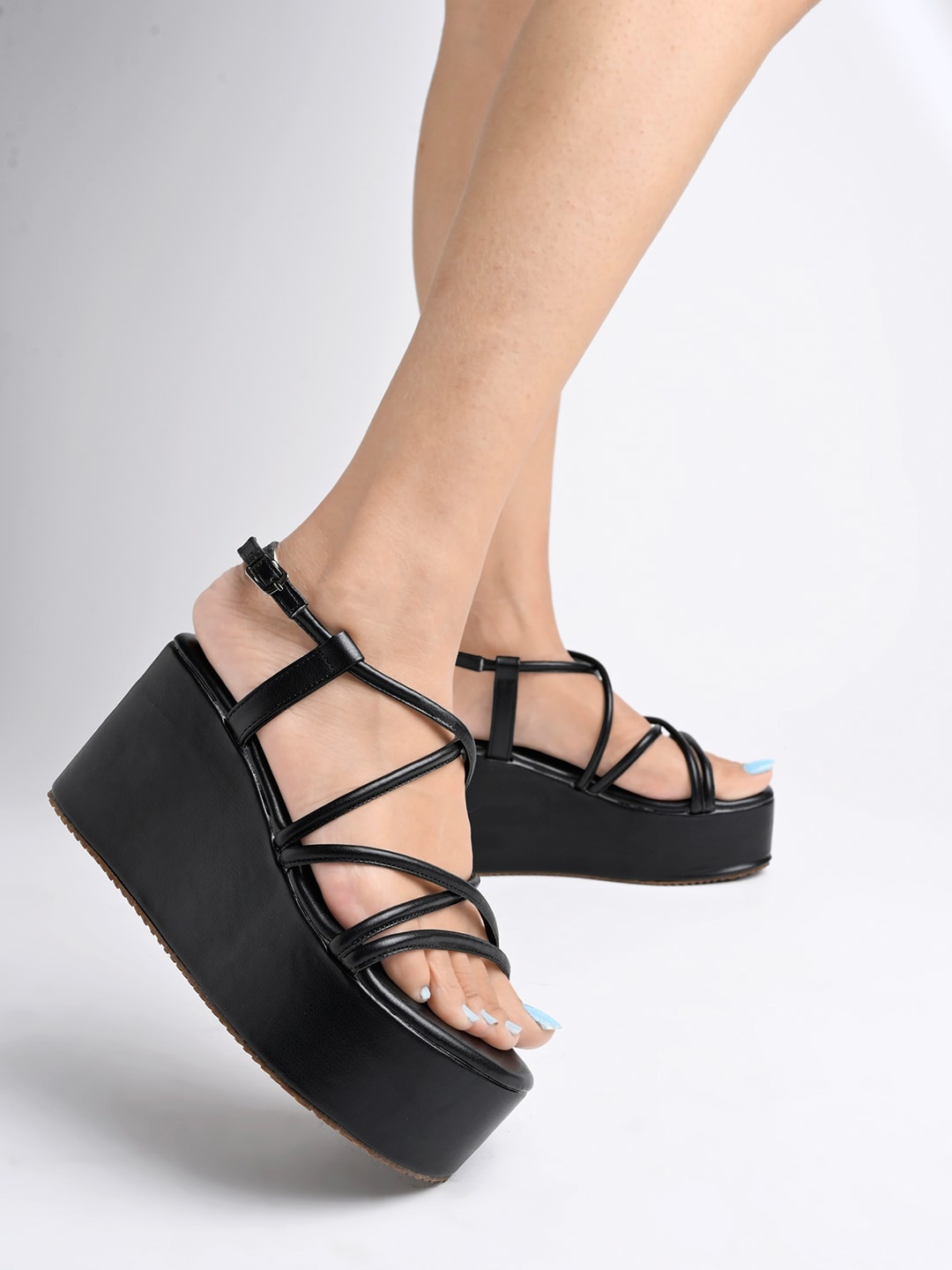 

Shoetopia Wedge Pumps Heels, Black