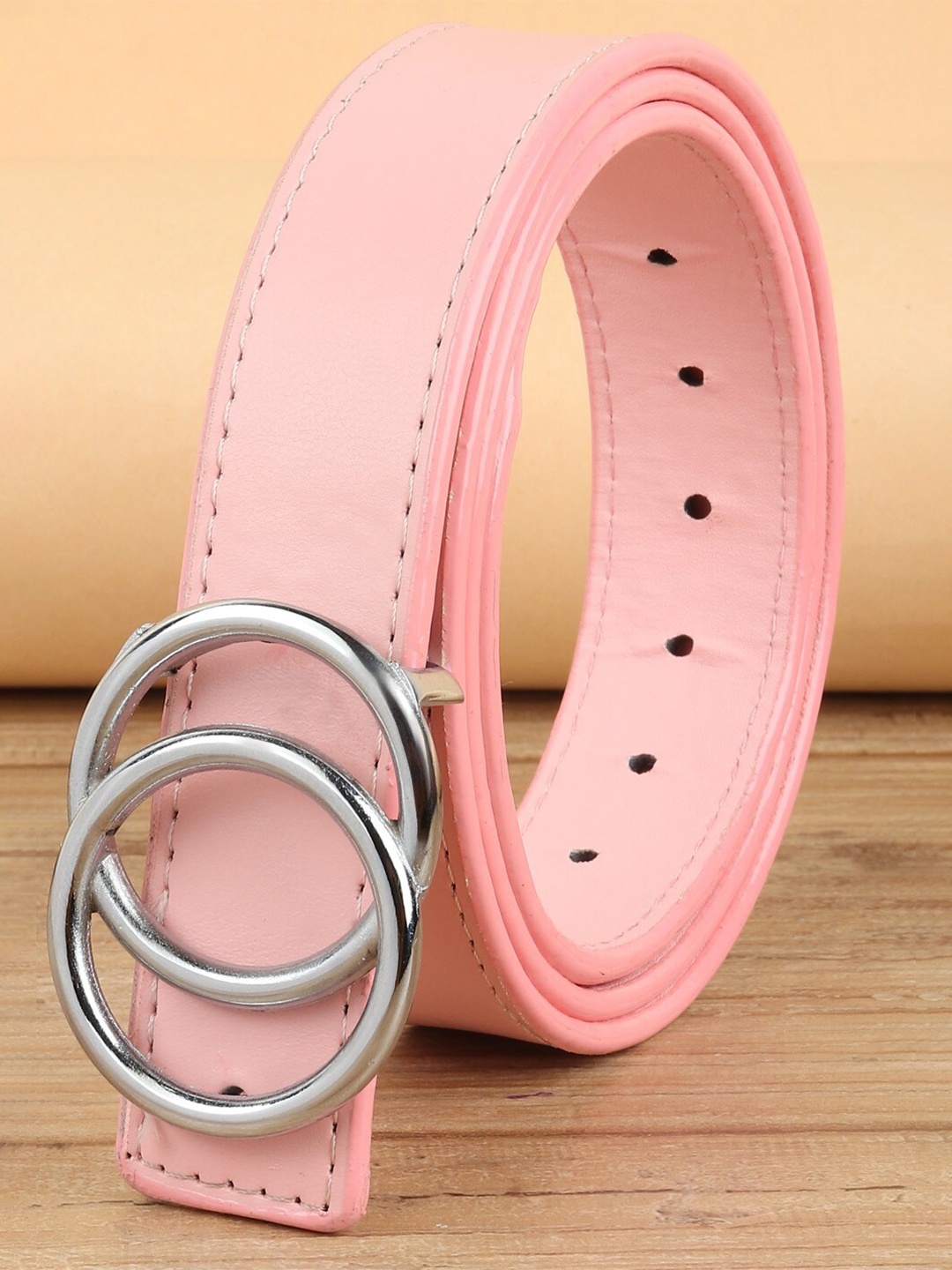 

Kastner Women Synthetic Leather Slim Belt, Pink