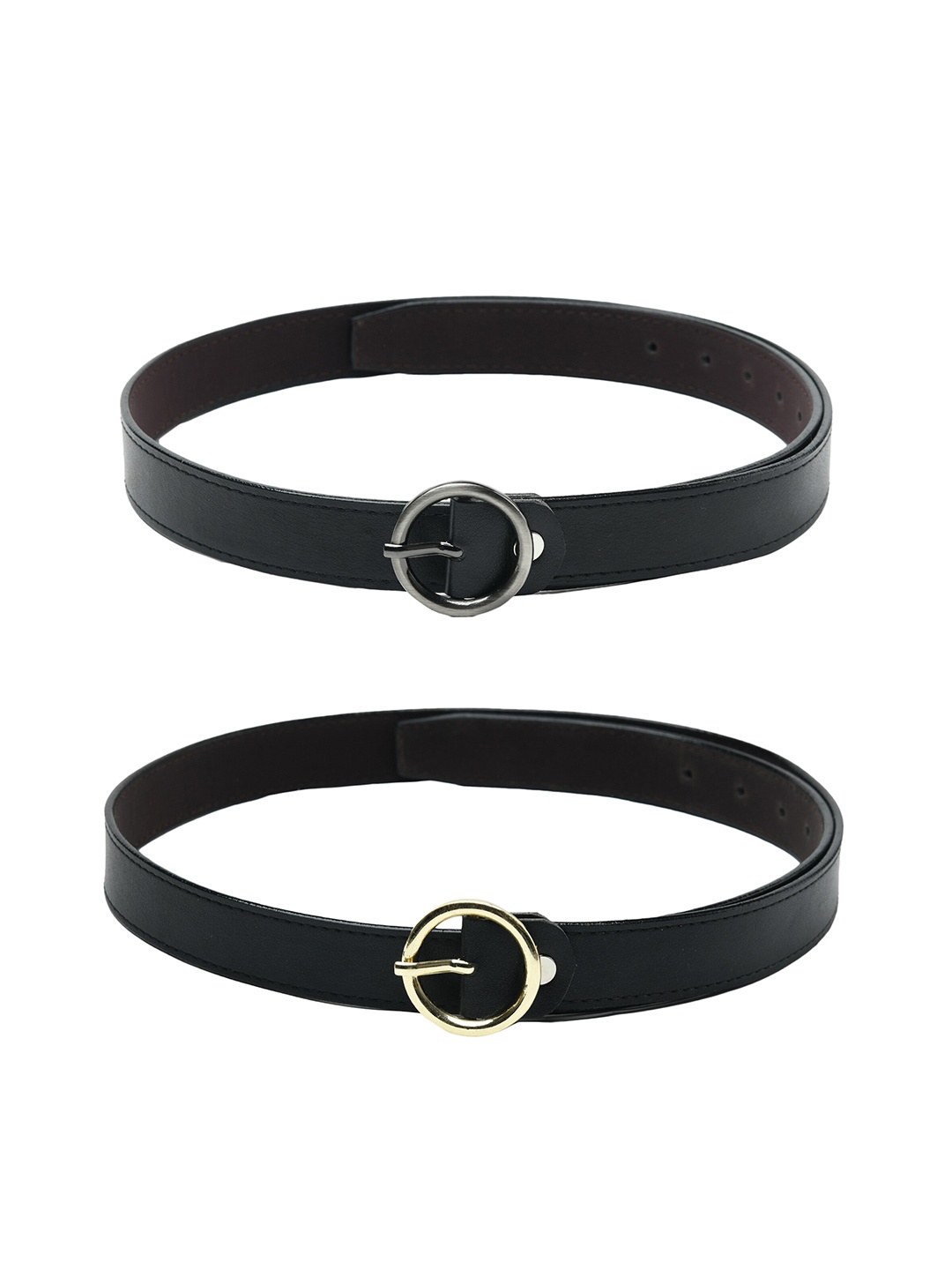 

Kastner Women Pack Of 2 Slim Formal Belts, Black