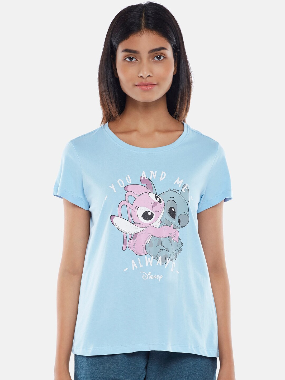 

Dreamz by Pantaloons Graphic Printed Cotton T-shirt, Blue
