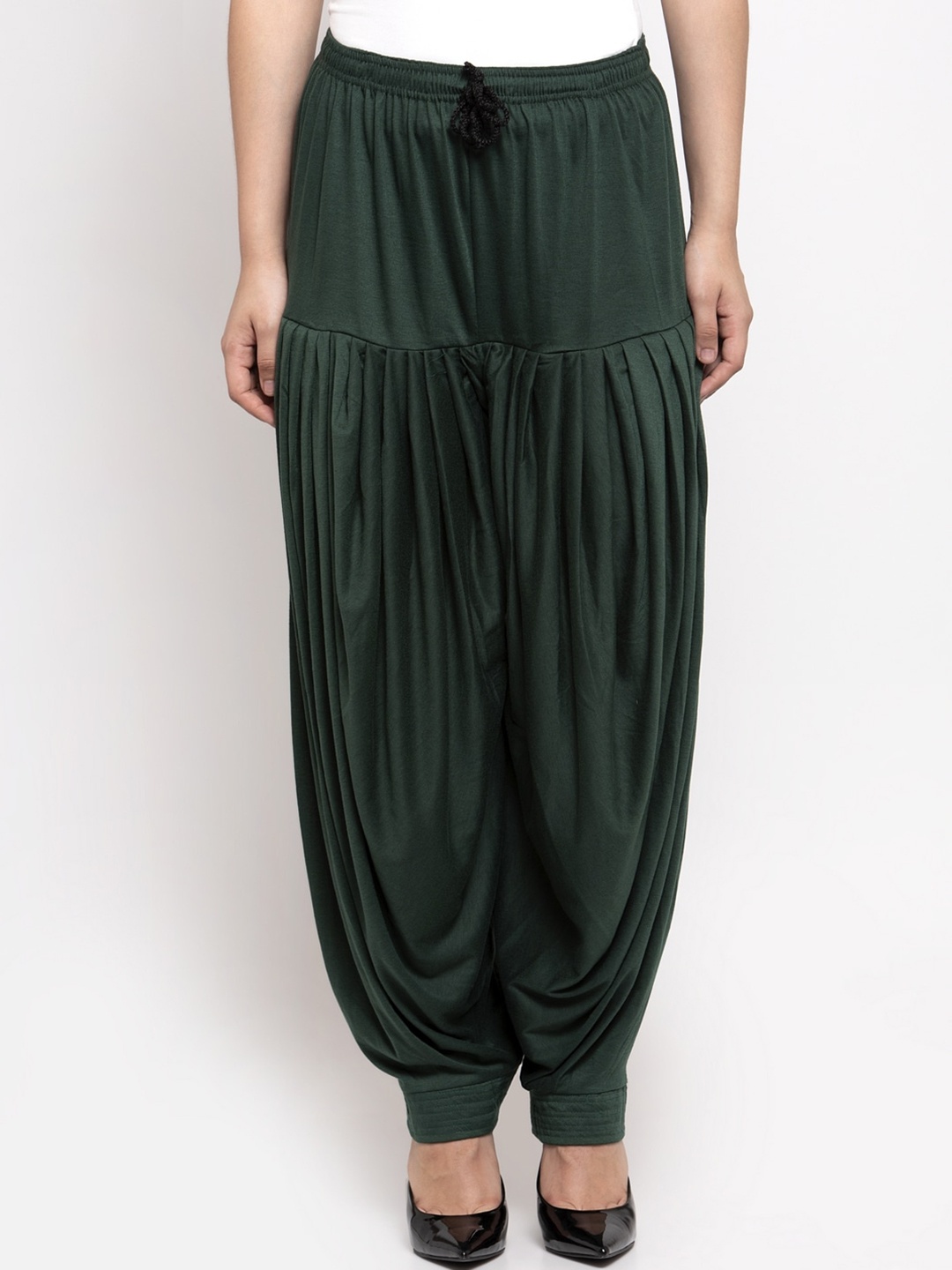 

GRACIT Women Mid-Rise Lycra Patiala, Green