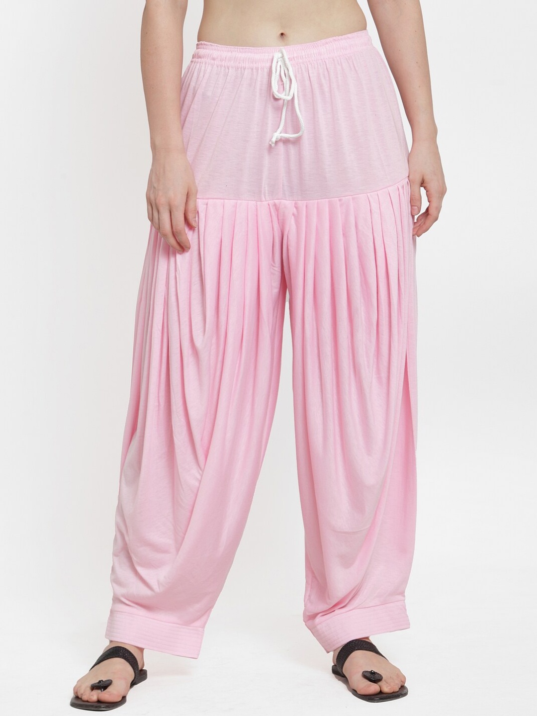 

GRACIT Women Mid-Rise Lycra Patiala, Pink