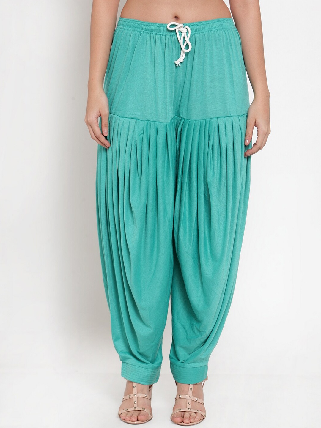 

GRACIT Women Mid-Rise Lycra Patiala, Blue