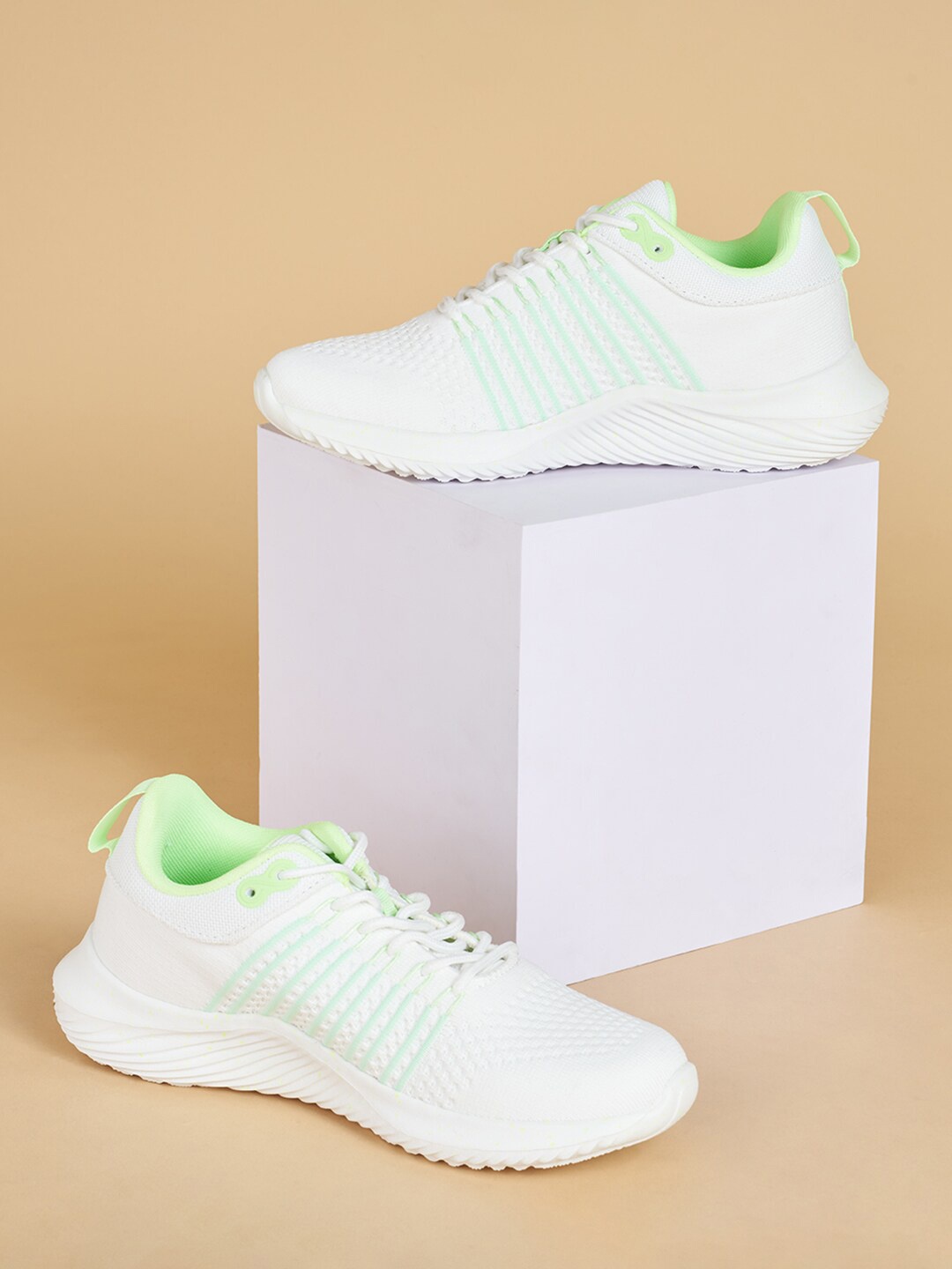

Forever Glam by Pantaloons Women Textile Walking Shoes, Off white