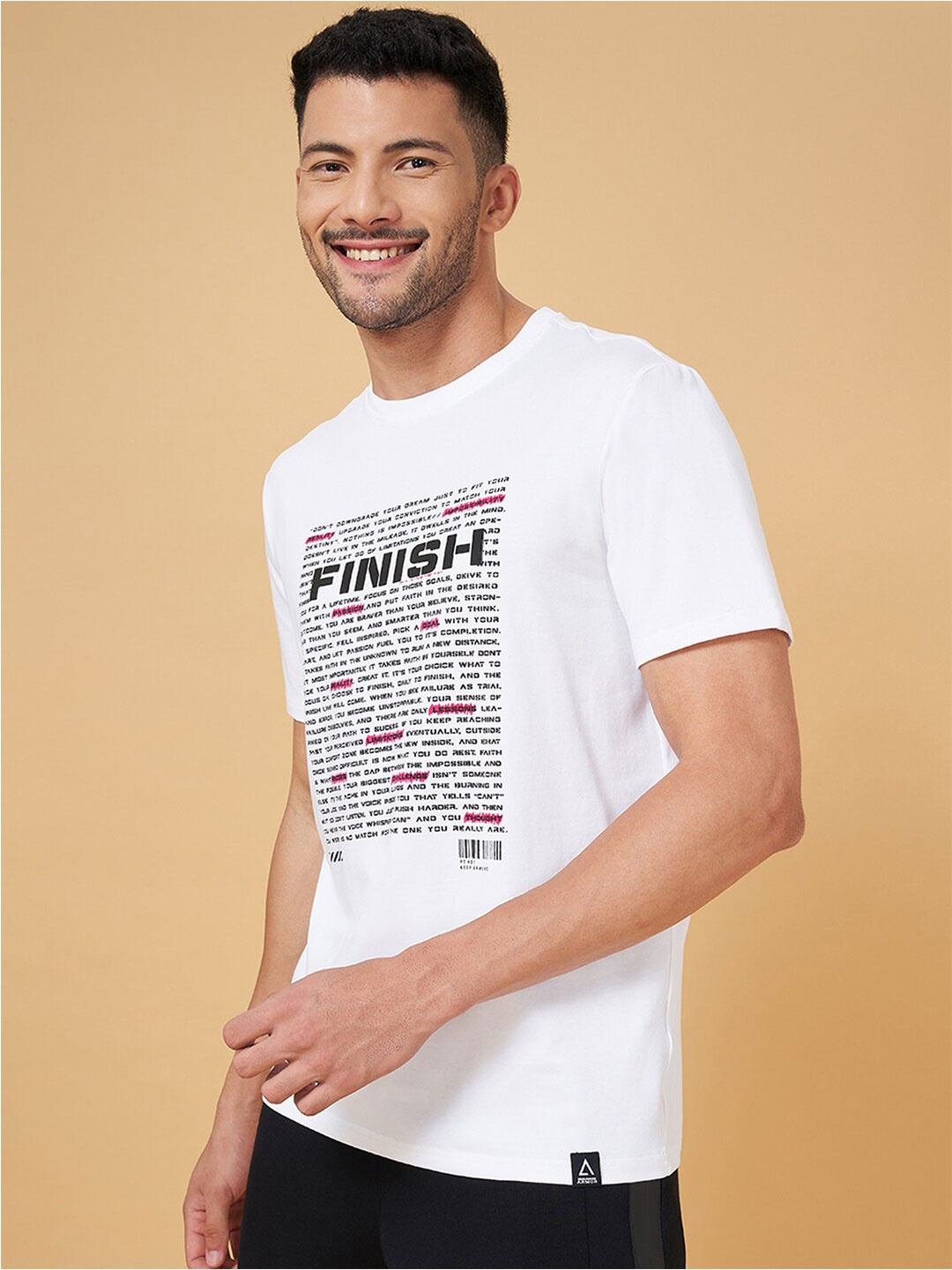 

Street Armor by Pantaloons Typography Printed Training Or Gym T-Shirt, White